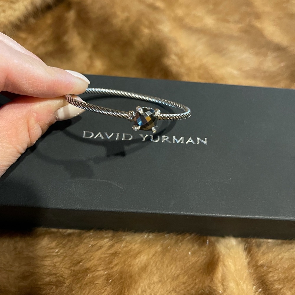 💗💗💗DAVID YURMAN Chatelaine Bracelet w/hematite & diamonds